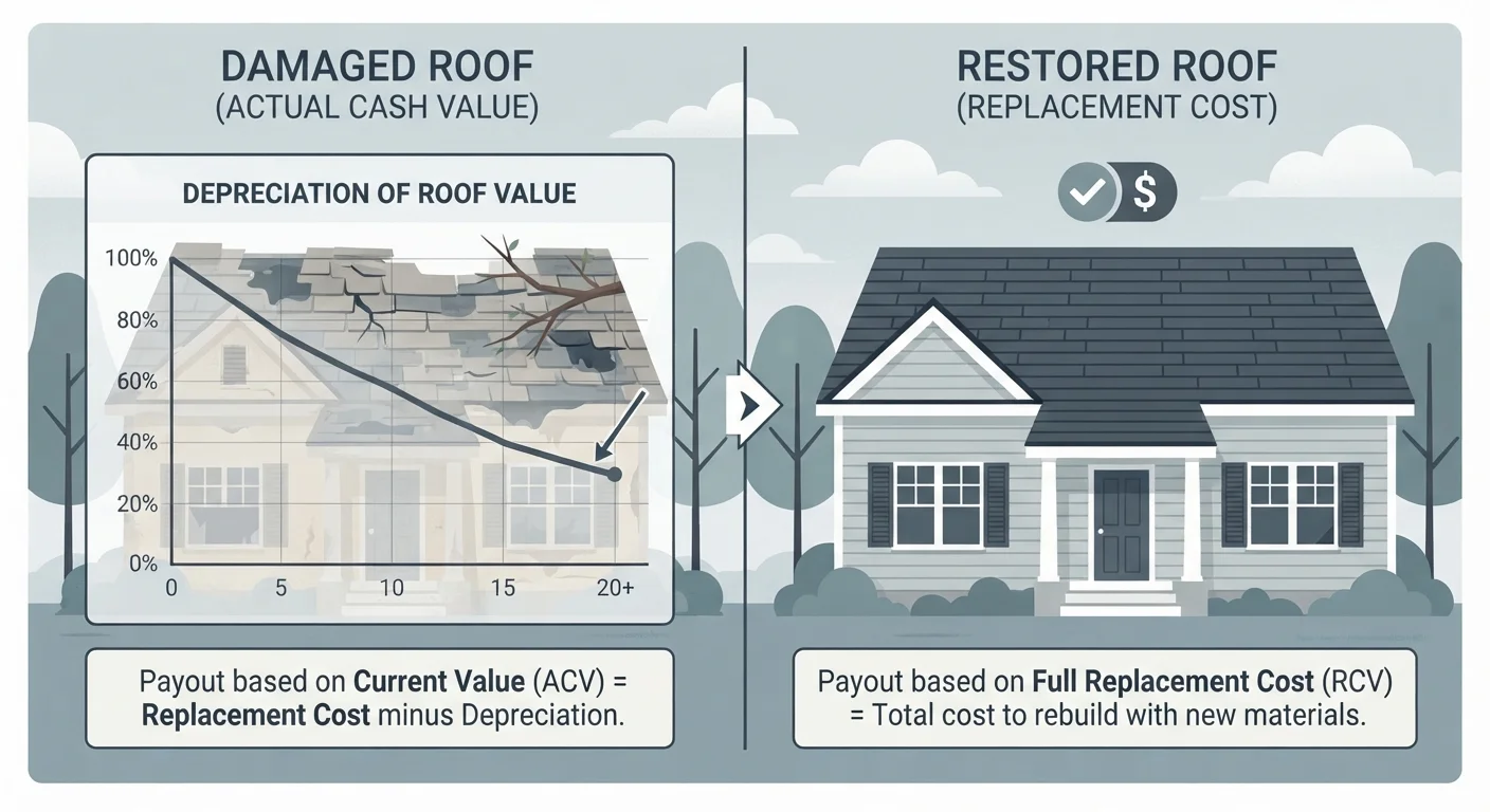 Actual Cash Value vs. Replacement Cost Value: A Difference Worth Thousands