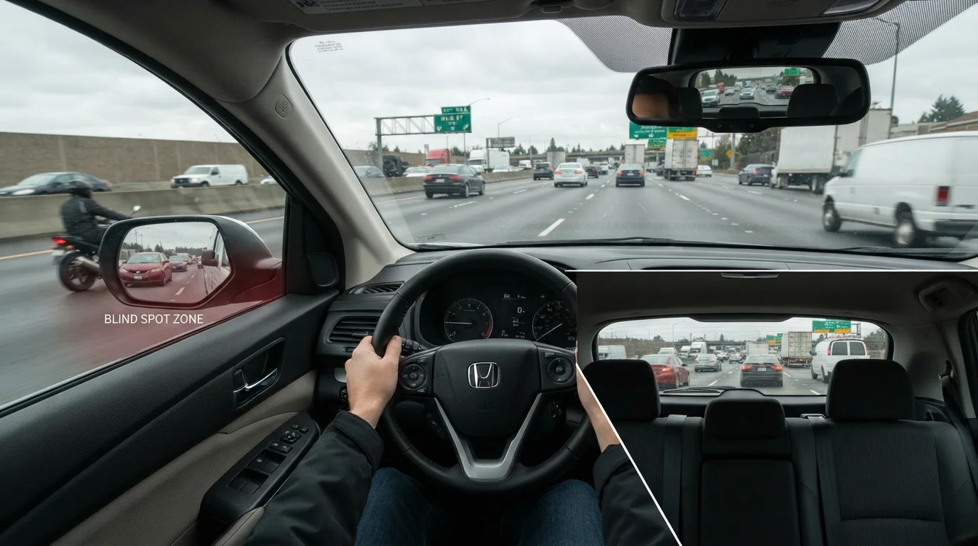 Blind Spots: Where They Are and How Drivers Keep Missing Them