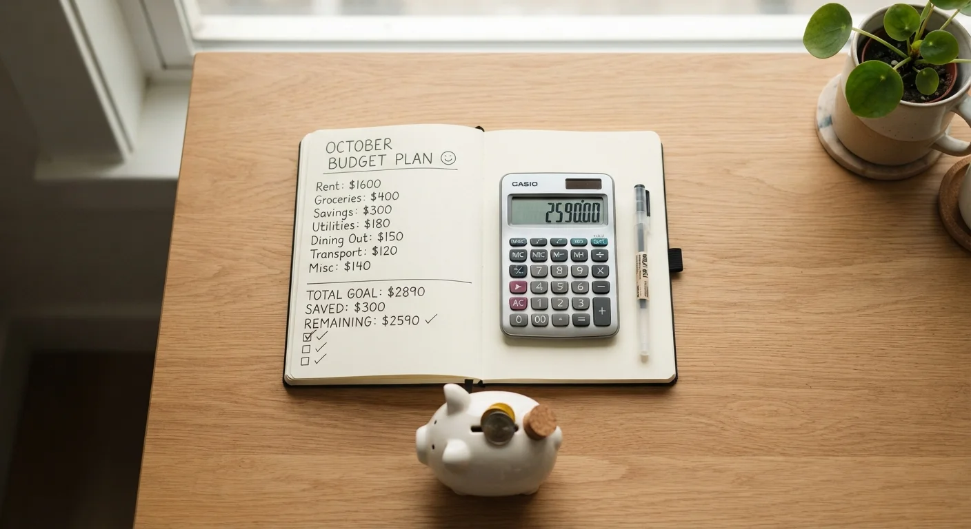 Building Your First Budget with Saving Built In