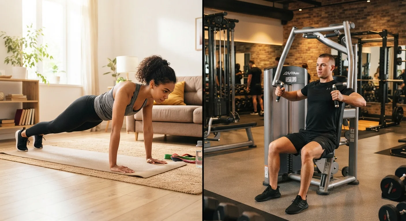 Home Workouts vs. Gym Training: What Each Approach Actually Offers