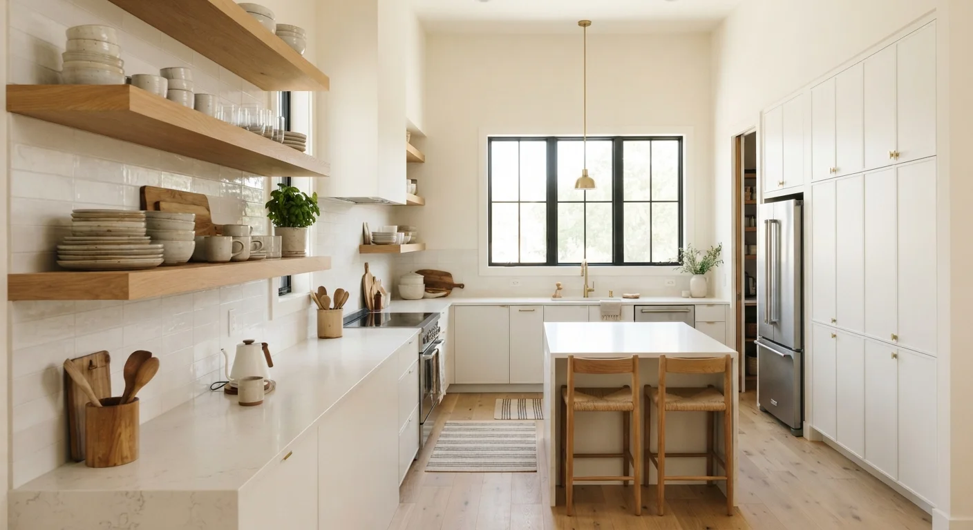 Open Shelving vs. Closed Cabinets in the Kitchen