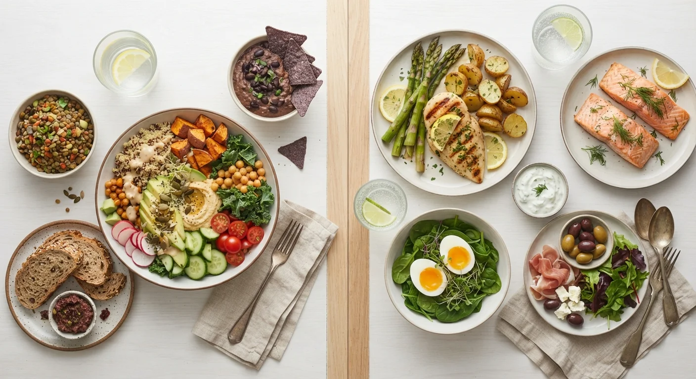 Plant-Based Eating vs. Omnivore Diets: Weighing the Nutritional Tradeoffs