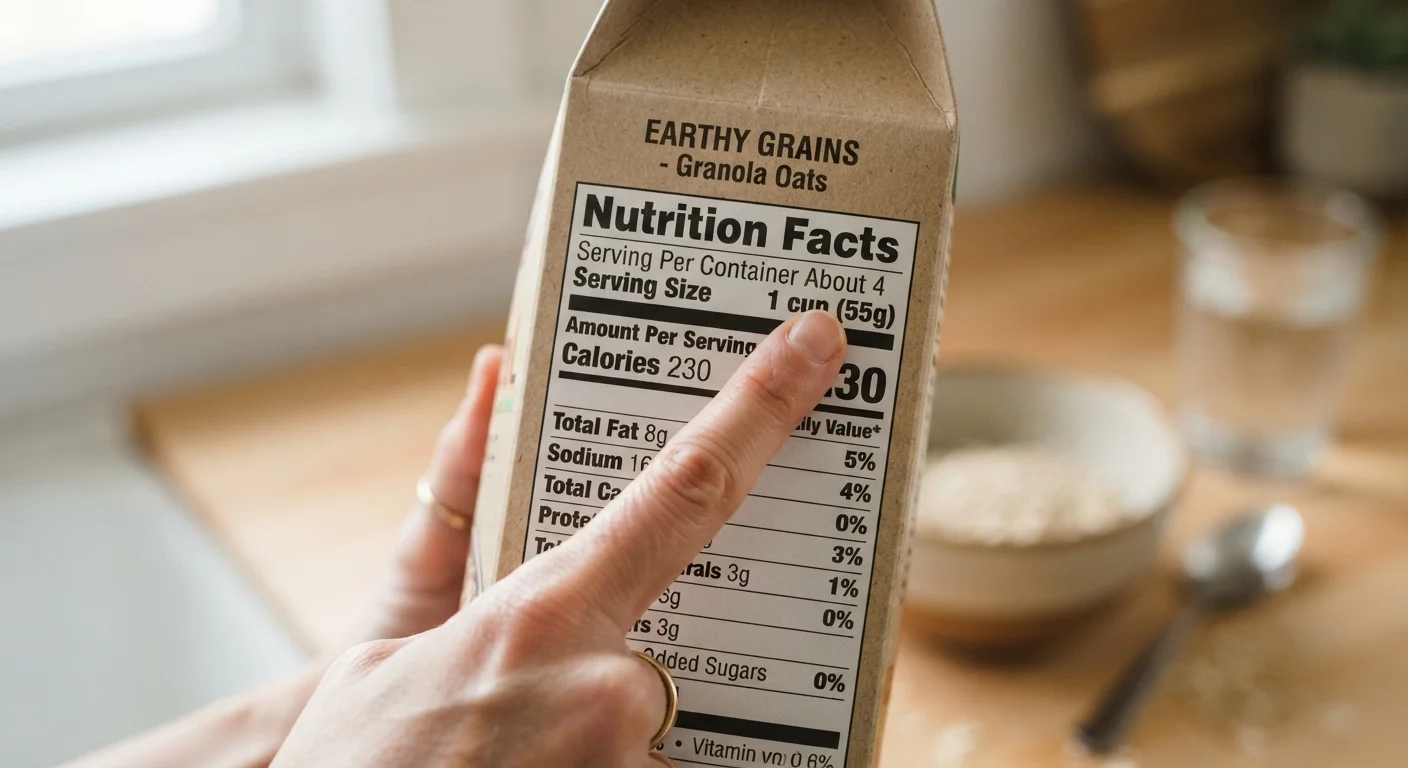 Reading a Nutrition Facts Label Without Getting Confused