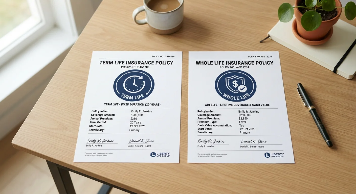 Term Life vs. Whole Life Insurance: What Actually Differs Between Them