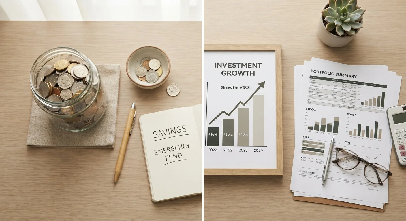 The Difference Between Saving and Investing — and Why Both Matter