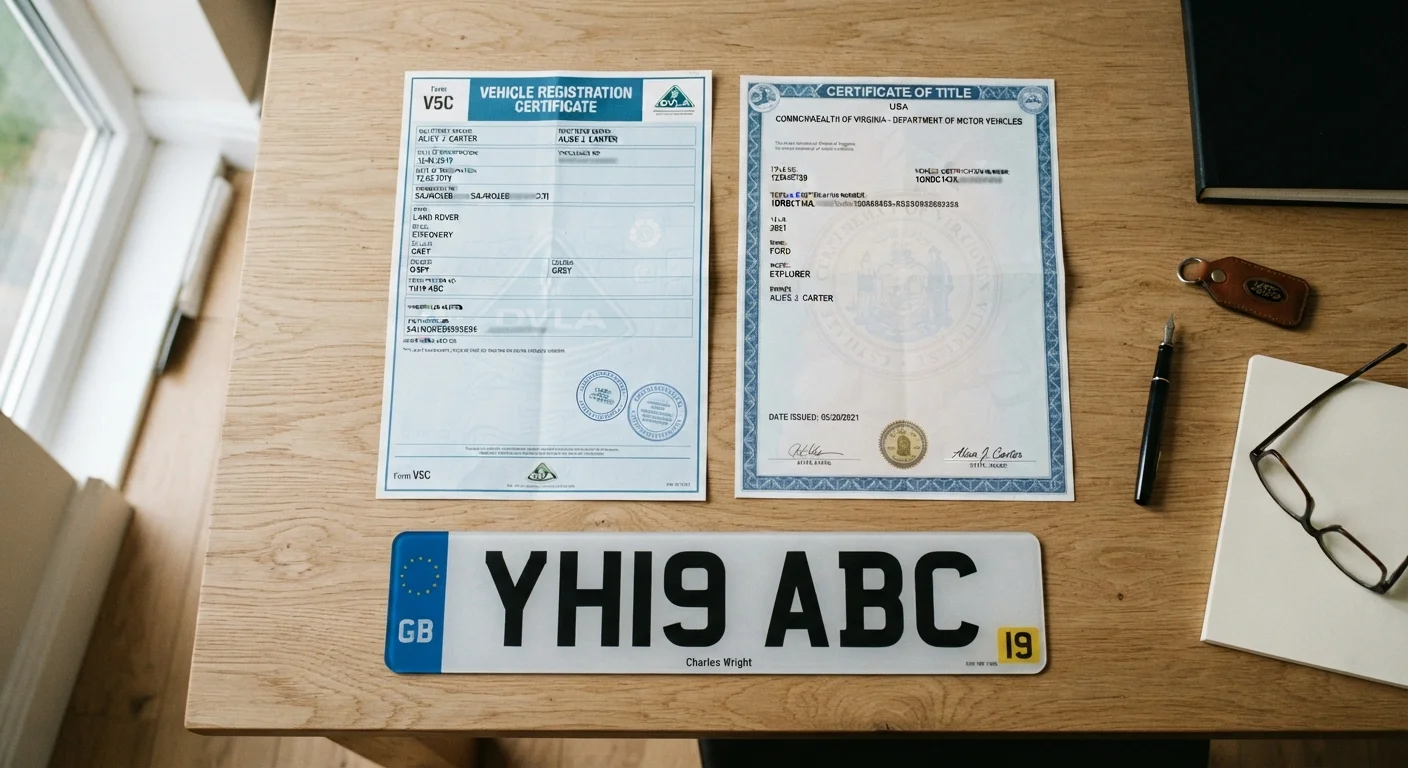 Vehicle Registration, Title, and Plates: What Each Document Actually Means