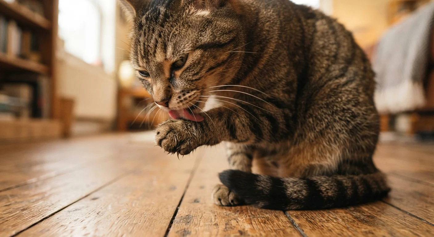 What Excessive Grooming in Cats Is Actually Telling You